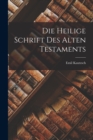 Die Heilige Schrift des Alten Testaments - Book