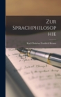 Zur Sprachphilosophie - Book