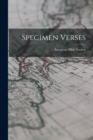 Specimen Verses - Book