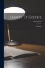 Dante Et Goethe : Dialogues - Book