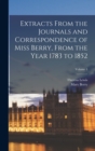 Extracts From the Journals and Correspondence of Miss Berry, From the Year 1783 to 1852; Volume 1 - Book
