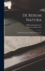 De Rerum Natura : A Selection From the Fifth Book (783-1457) - Book