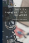The R.I.B.a. Kalendar [List of Members] - Book