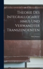 Theorie Des Integrallogarithmus Und Verwandter Transzendenten - Book