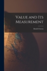 Value and its Measurement - Book