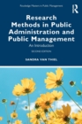 Research Methods in Public Administration and Public Management : An Introduction - Book