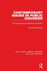 Contemporary Issues in Public Disorder : A Comparative and Historical Approach - Book