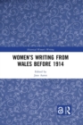 Women’s Writing from Wales before 1914 - Book