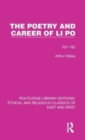 The Poetry and Career of Li Po : 701-762 - Book