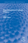 New Directions in Literary History - Book