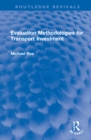 Evaluation Methodologies for Transport Investment - Book