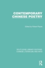Contemporary Chinese Poetry - Book