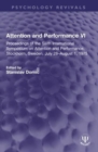 Attention and Performance VI : Proceedings of the Sixth International Symposium on Attention and Performance, Stockholm, Sweden, July 28–August 1, 1975 - Book