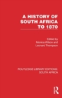A History of South Africa to 1870 - Book