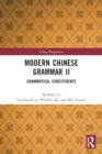 Modern Chinese Grammar II : Grammatical Constituents - Book