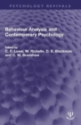 Behaviour Analysis and Contemporary Psychology - Book