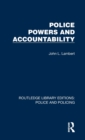 Police Powers and Accountability - Book
