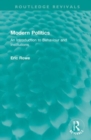 Modern Politics : An Introduction to Behaviour and Institutions - Book