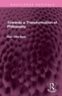 Towards a Transformation of Philosophy - Book