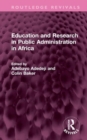 Education and Research in Public Administration in Africa - Book