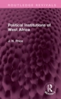 Political Institutions of West Africa - Book