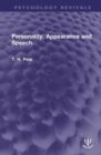 Personality, Appearance and Speech - Book