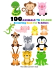 100 Animals To Colour - Animal Colouring Book - Book