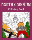 North Carolina Coloring Book : Painting on USA States Landmarks and Iconic, Gifts for Tourist - Book