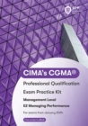CIMA E2 Managing Performance : Exam Practice Kit - Book