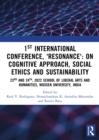 1st International Conference, 'Resonance': on Cognitive Approach, Social Ethics and Sustainability : 23 and 24th November, 2022 School Of Liberal Arts and Humanities, Woxsen University, India - eBook