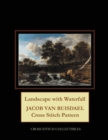 Landscape with Waterfall : Jacob van Ruisdael Cross Stitch Pattern - Book