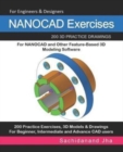NANOCAD Exercises : 200 3D Practice Drawings For NANOCAD and Other Feature-Based 3D Modeling Software - Book