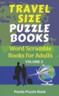 Travel Size Puzzle Books : Word Scramble Books for Adults - volume 2 - Book