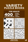 Variety Puzzle Books for Adults - 400 Easy to Normal Puzzles 9x9 : Straights, Numbricks, Suguru, Calcudoku (Volume 5) - Book