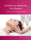 Consultations & Appointments Form Organiser for Deep Tissue Massage Therapists - Book