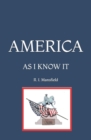 America : As I Know It - Book