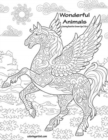 Wonderful Animals Coloring Book for Grown-Ups 3 & 4 - Book