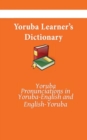 Yoruba Learner's Dictionary : Yoruba-English, English-Yoruba - Book
