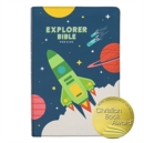 CSB Explorer Bible for Kids, Blast Off LeatherTouch, Indexed - Book