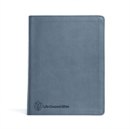 CSB Life Counsel Bible, Slate Blue LeatherTouch, Indexed - Book