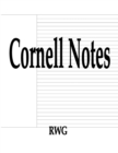 Cornell Notes : 100 Pages 8.5" X 11" - Book