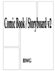 Comic Book / Storyboard v2 : 100 Pages 8.5" X 11" - Book
