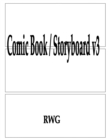 Comic Book / Storyboard v3 : 200 Pages 8.5" X 11" - Book