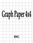 Graph Paper 4x4 : 200 Pages 8.5" X 11" - Book