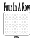 Four In A Row : 50 Pages 8.5" X 11" - Book