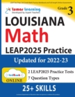 LEAP Test Prep : 3rd Grade Math Practice Workbook and Full-length Online Assessments: LEAP Study Guide - Book