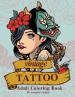 Vintage Tattoo Coloring Book - Book