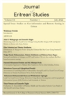 Journal of Eritrean Studies [Vol. IX No. 1, 2022] - Book