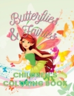 Butterflies & Fairies Children's Coloring Book - Book