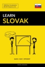 Learn Slovak - Quick / Easy / Efficient : 2000 Key Vocabularies - Book